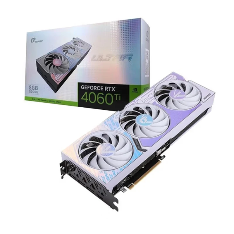 RTX 4060 ti 8-контактный цветной GeForce DUO Ultra W OC VGA кабель питания 8GB карты GPU