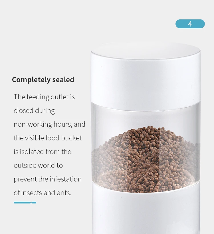 Wholesales aquarium accessaries Automatic Fish Feeder Intelligent Work Mode 500Ml Capacity