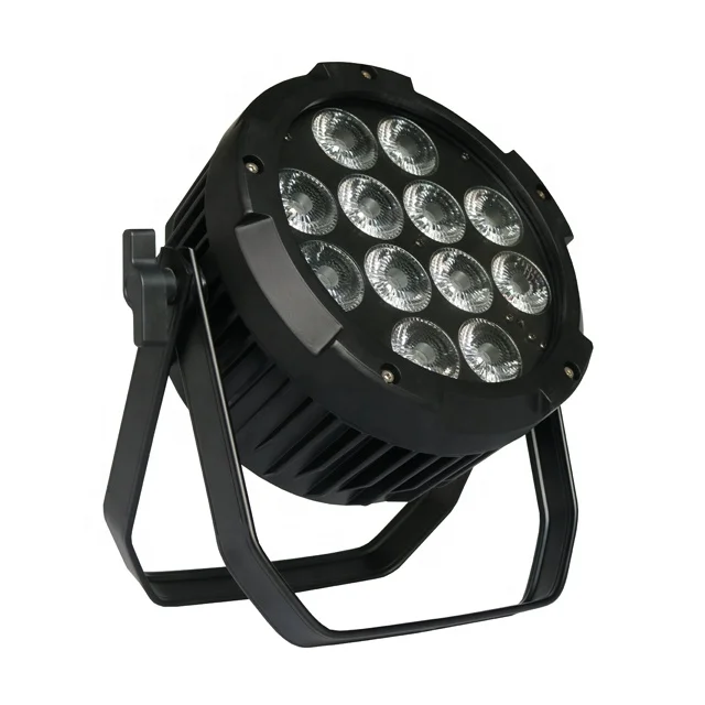 Winlite ce rohs led stage lights ip65 12x18w 6in1 battery wireless powered led flat par light