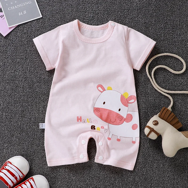 Newborn Baby Girls cotton rompers wholesale 0-3 months