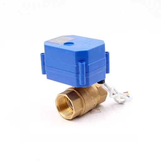 Brass and SS304  motorized flow control solenoid valve