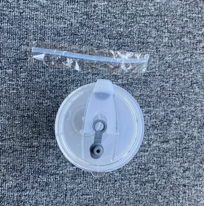 New Product 17oz Sublimation Blank Travel Water Glass Cup Plastic Lid and Straw Sublimation Frosted Glass