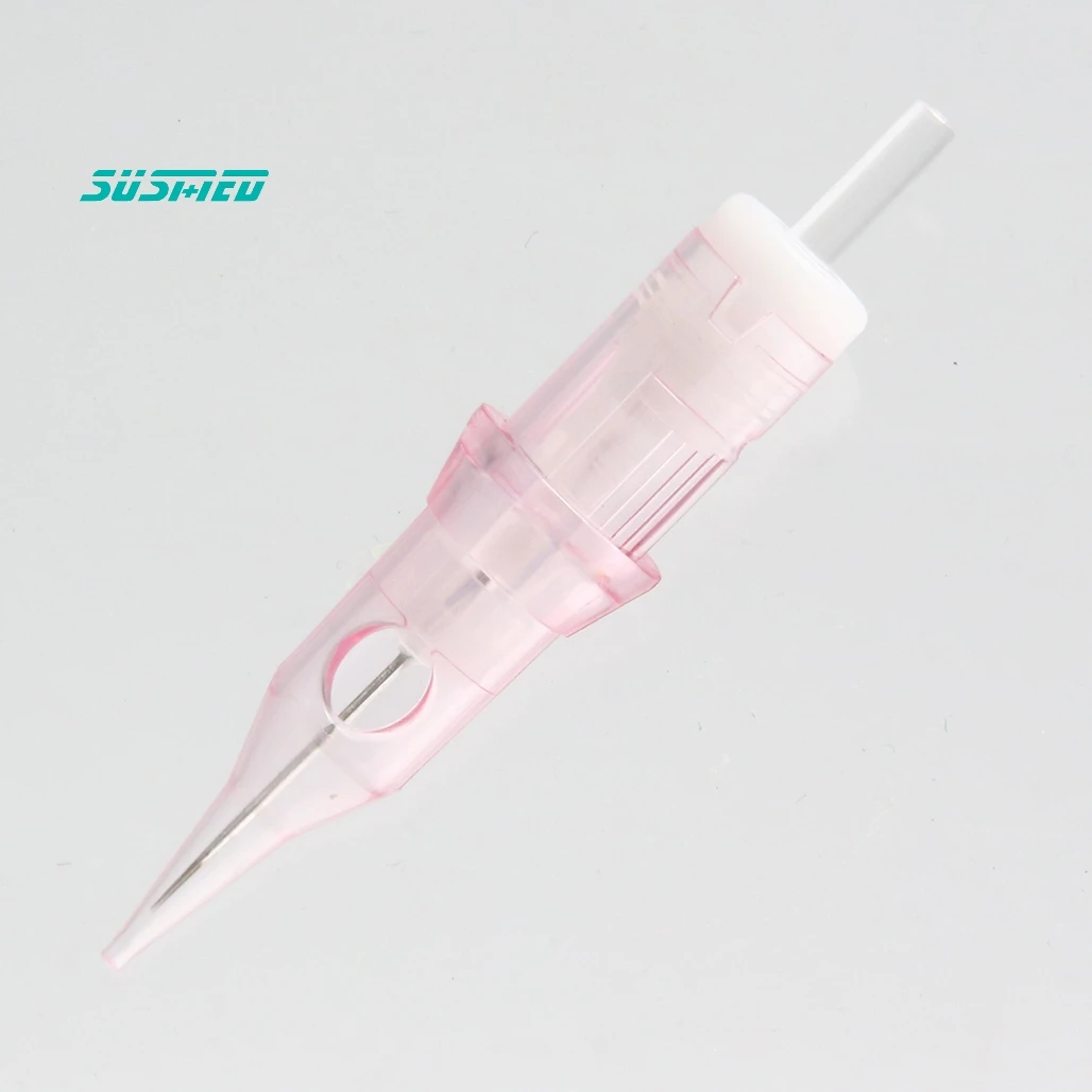 OEM Logo Box Stainless Steel Disposable Membrane Sterilized SMP Permanent Makeup Magnum Tattoo Needle Cartridge