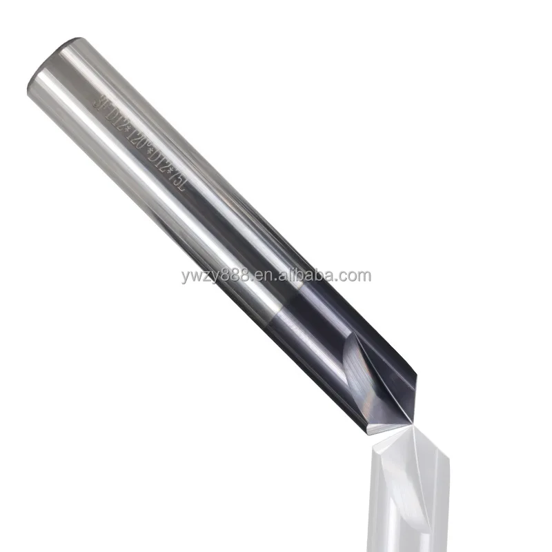 Tungsten Carbide Center Spot Drill Bit 90 120 Degree Central CNC Spotting Drill