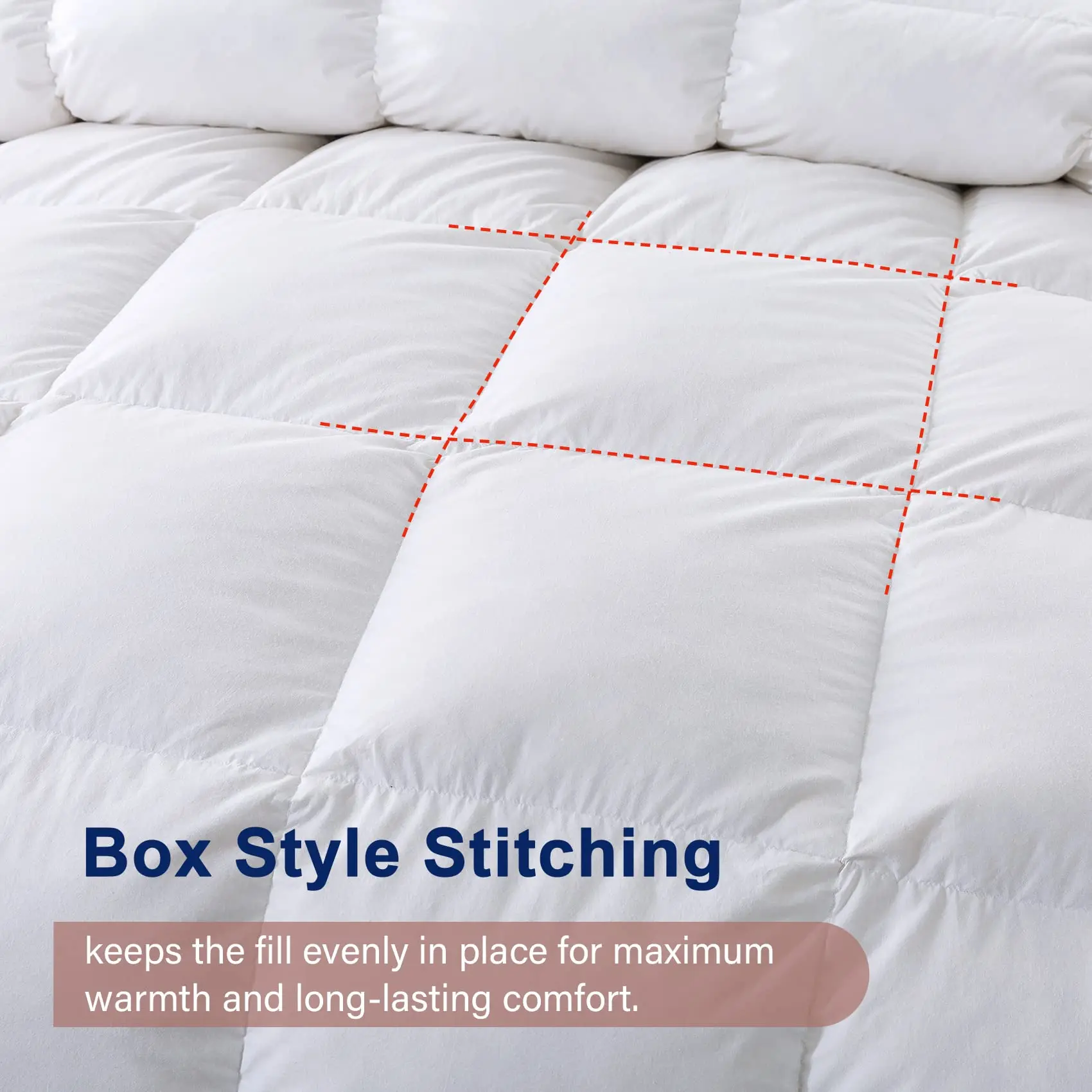 Пользовательские Летнее белое одеяло внутренний для квилтинга с Duvet вниз Альтернативная