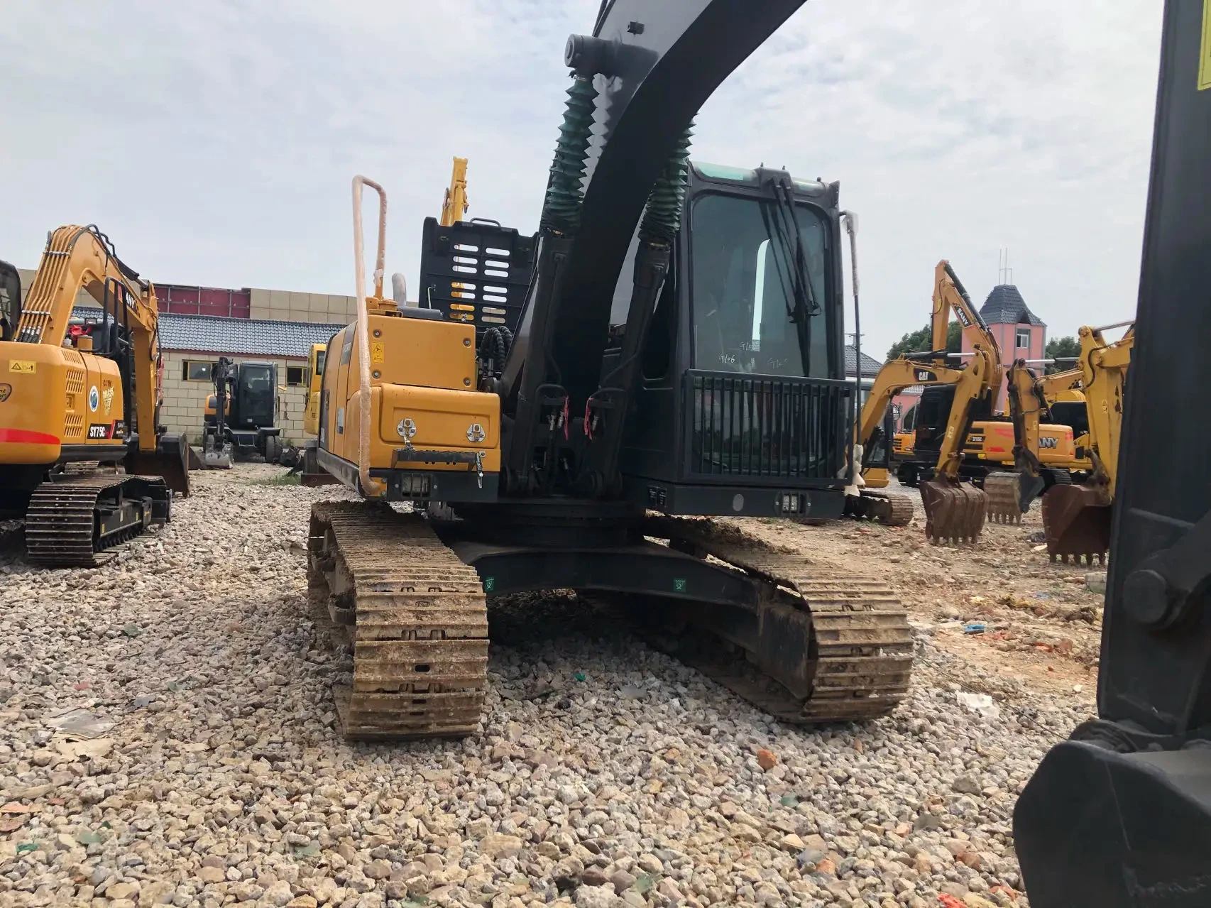 80% Новый подержанный экскаватор volvo EC140dl 14-тонный экскаваторы для продажи