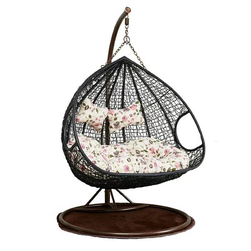 Indoor hammock rattan baby adult wicker swing egg chair for bedroom