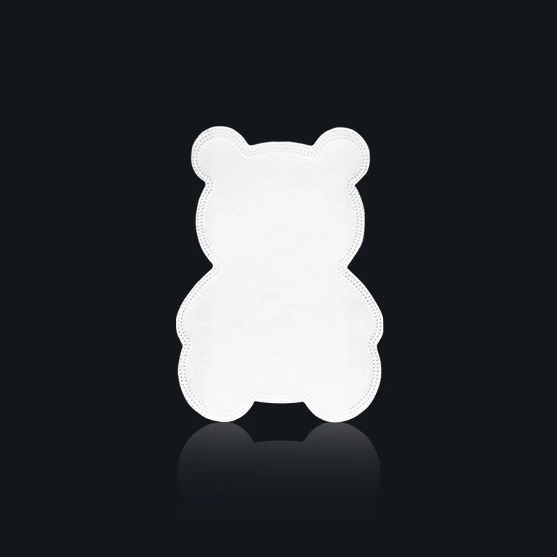 New products bear shape absorbent underarm sweat pad disposable t shirt with underarm sweat pad