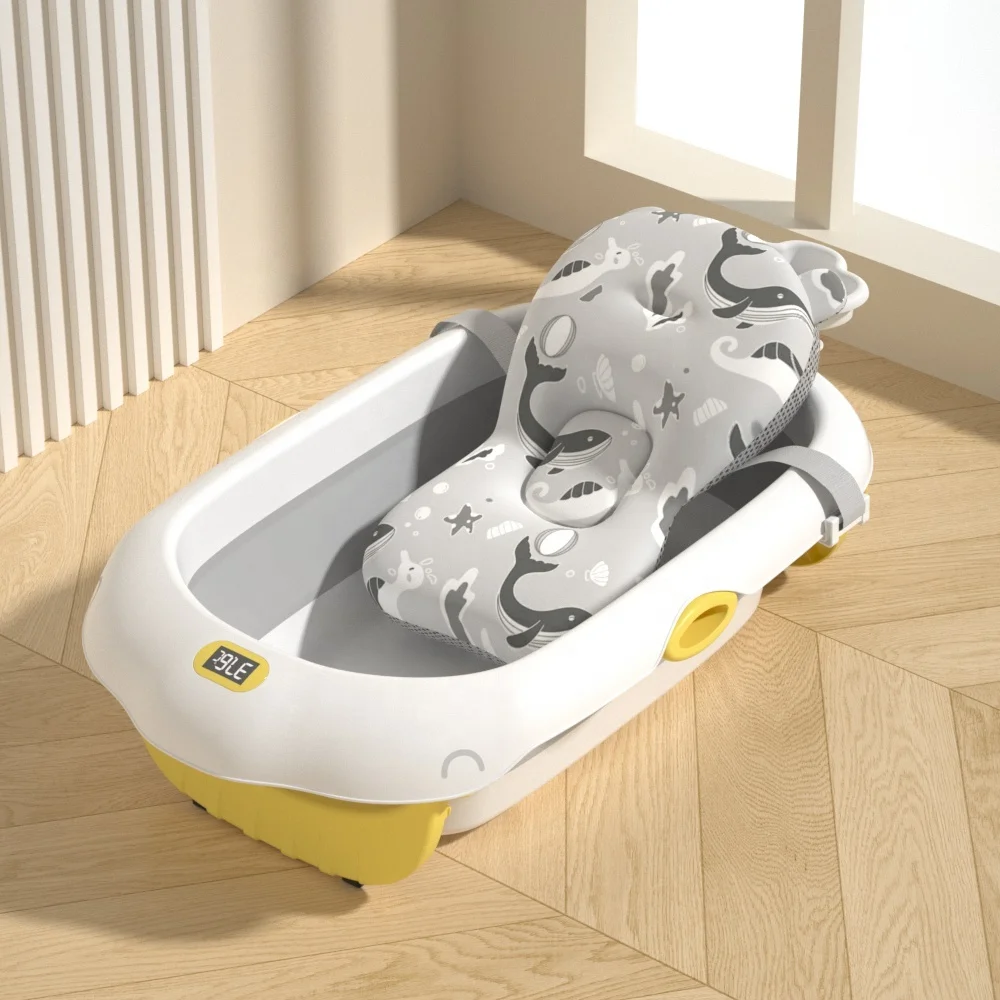 Folding Bathtub Baby Portable Non-Slip Soft Mat Infant Toddler kids children plastic foldable new born baby bath tub