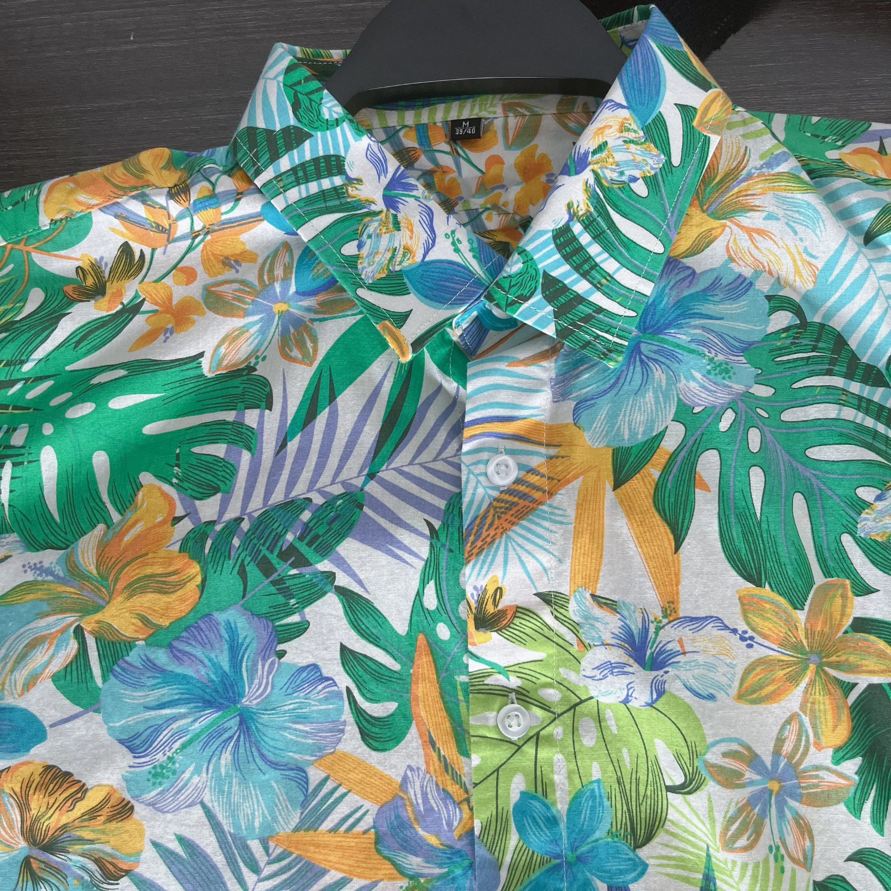 Hawaiian shirts for men latest style plus size hawaii shirt short sleeve polynesian printed shirts for men