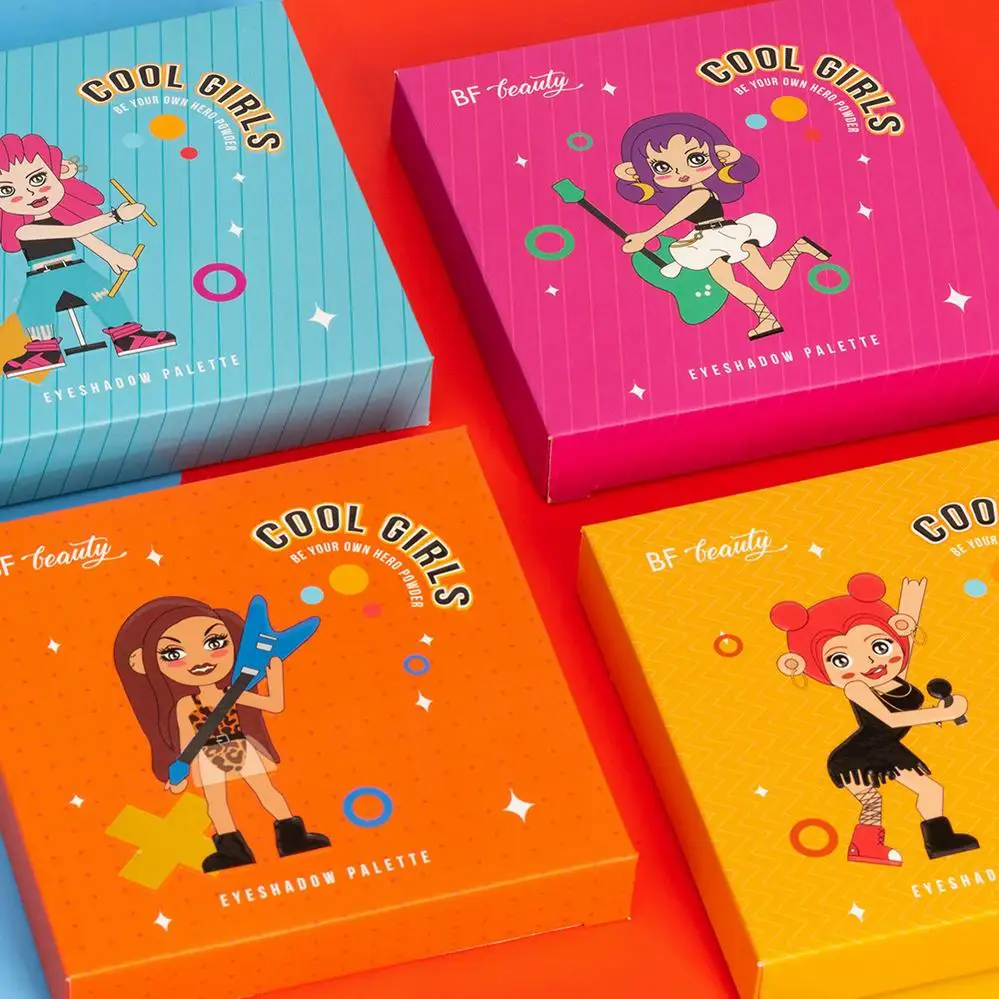 High Pigment Custom Eye Nude Rose Eyeshadow Palette Custom Cruelty Free Private Label Cool Girls Eyeshadow Palette