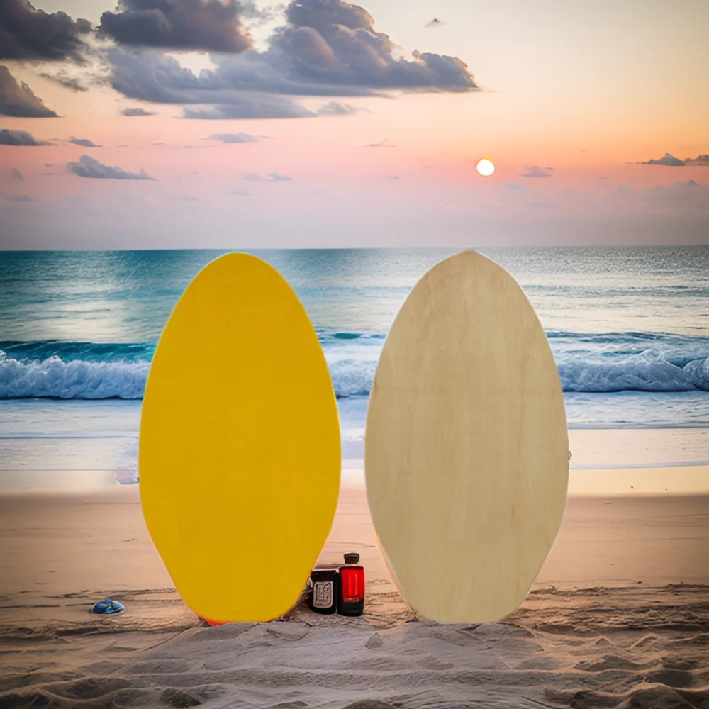 Customize designs 41inch 36inch Skipper Skimboard Lightweight Wood Body Beginners Skim Board with custom logo foam