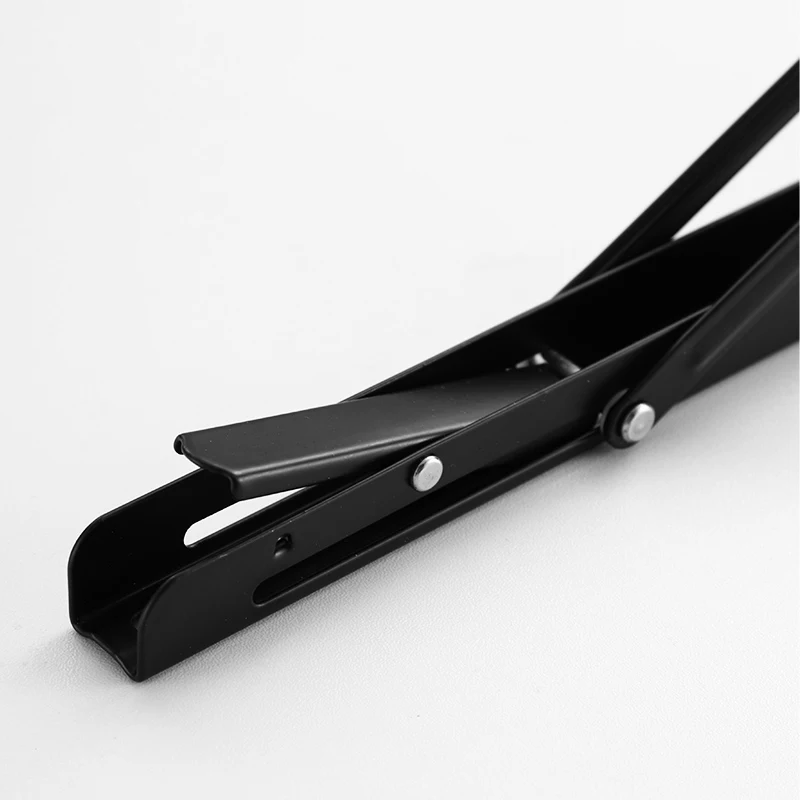 Oem 16 Inch L Shape Stainless Steel Metal Adjustable Wall Mount Heavy Duty Folding Shelf Brackets