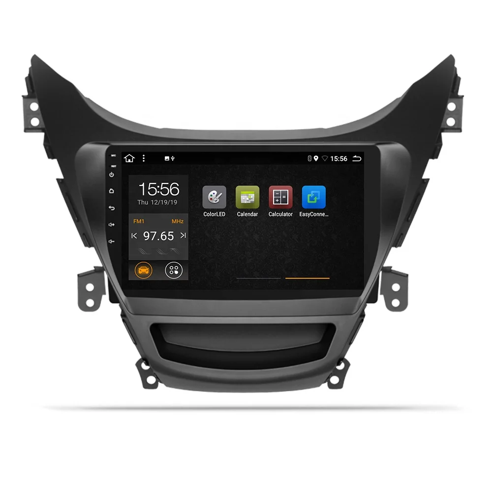 MCX 10.1 inch Android 10 car DVD multimedia player for Hyundai Elentra 2012 with WIFI GPS radio quad core touch screen