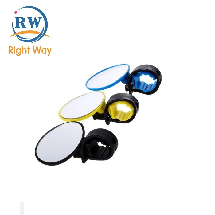 
Universal Rearview Handlebar Mirrors Cycling Rear View MTB Bike ABS Plastic Handle Rearview Mirror 