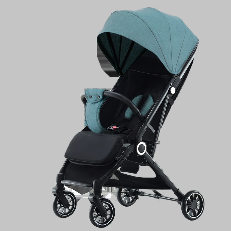 2023 New Wholesale custom baby carriage Aluminum Frame High View Lightweight Baby Strollers With Sleeping Bag Baby Strollers