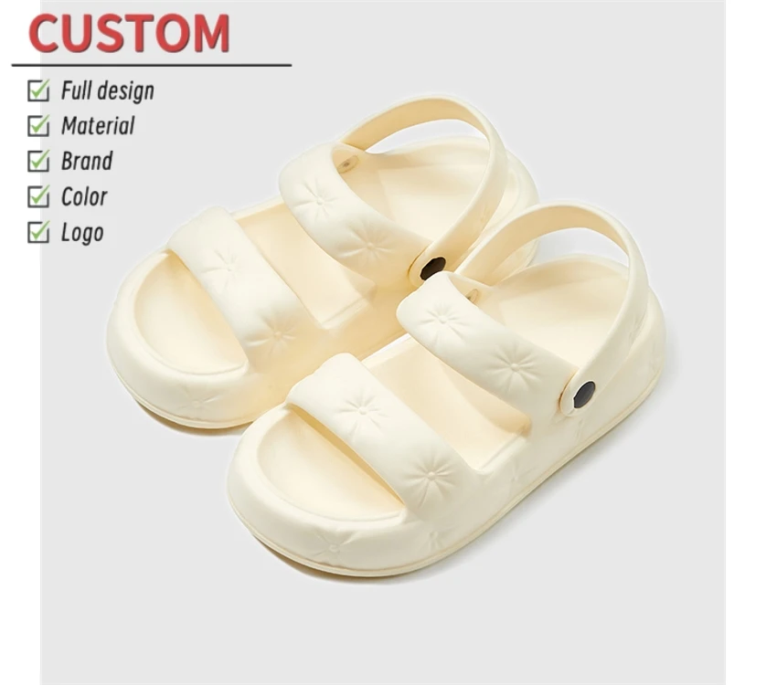 Summer outdoor two-wear sandals 2023 hot EVA shit feeling outdoor water slippers outdoor sandals wholesale