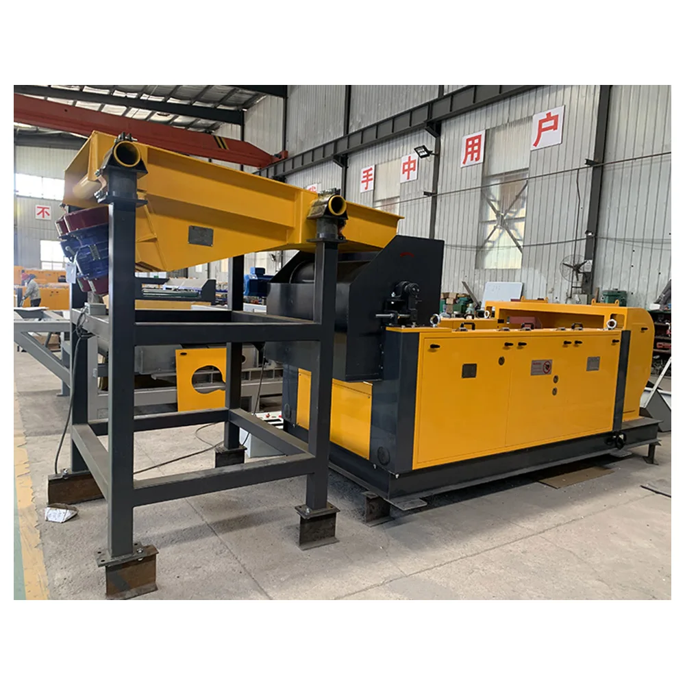 e waste recycling machinery  metal removal equipment for waste treatment eddy current separation aluminum plastic