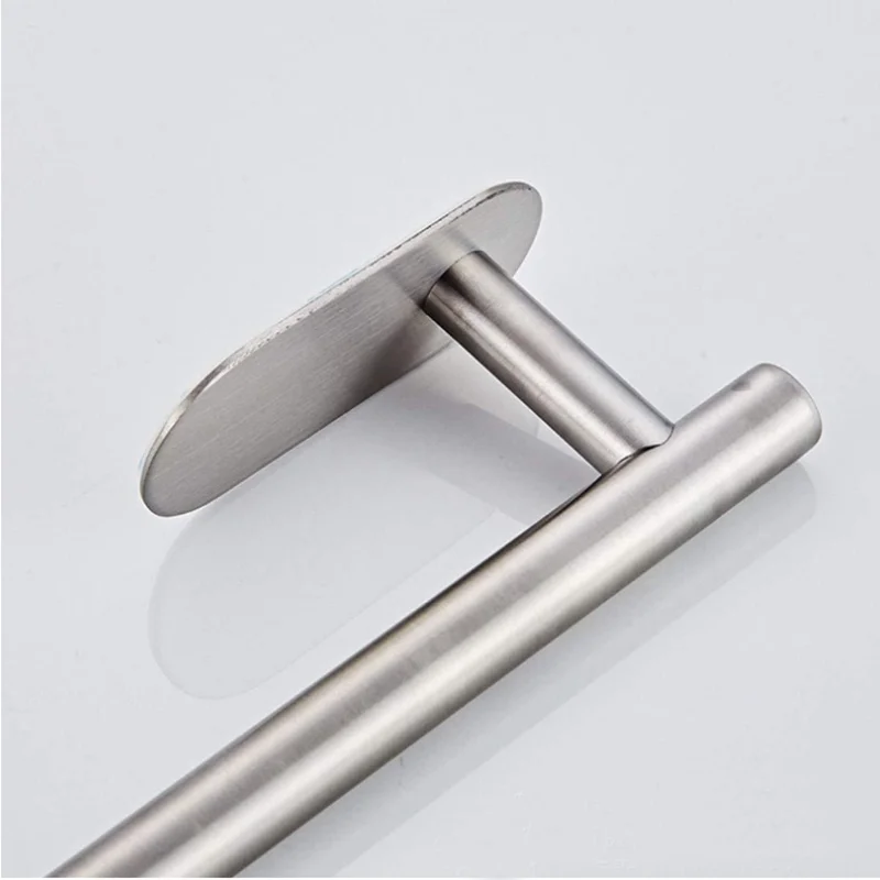 stainless steel self adhesive toilet paper roll holder paper towel holder brushed paper roll holder
