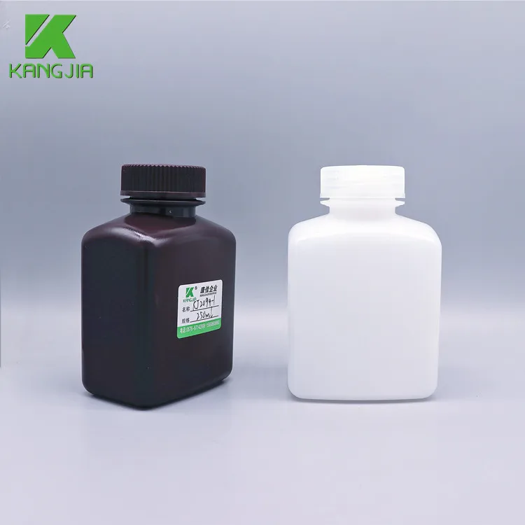 250ml square reagent bottle Pill Bottle convenient filling