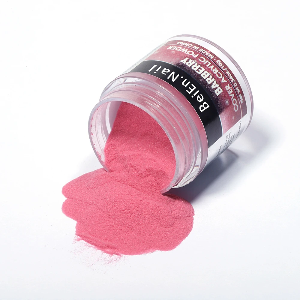 BeiEn Professional Manufacture Supply Glitter Dipping Powder Red&Brown Color Acrylic Powder Customizable 30g kg Bulk Nail Extend