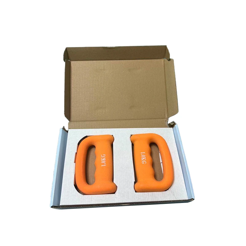 JY new gym fitness 1kg plastic dipping dumbbell household small iron dumbbell set