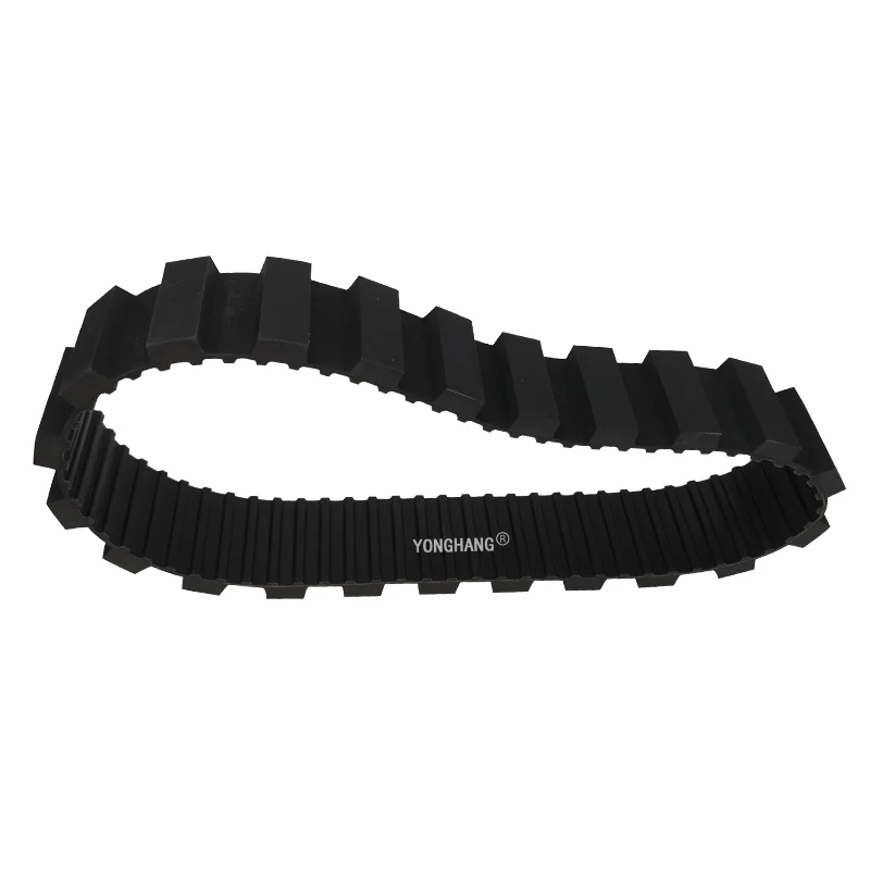 Custom Black Rubber Endless Track belt for Robot Power Transmission