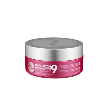 New in stock Korea Hot Selling Skincare Product Wholesale MEDI-PEEL HYALUR ON ROSE PEPTIDE 9 AMPOULE EYE PATCH 1.6G/60EA