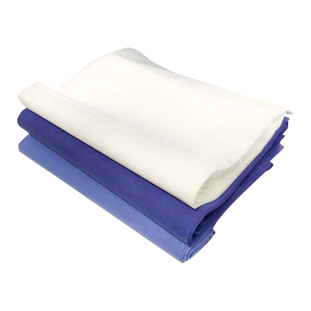 Variety of gsm Nonwoven Technical Spunbond 3 layer SMS non woven fabric
