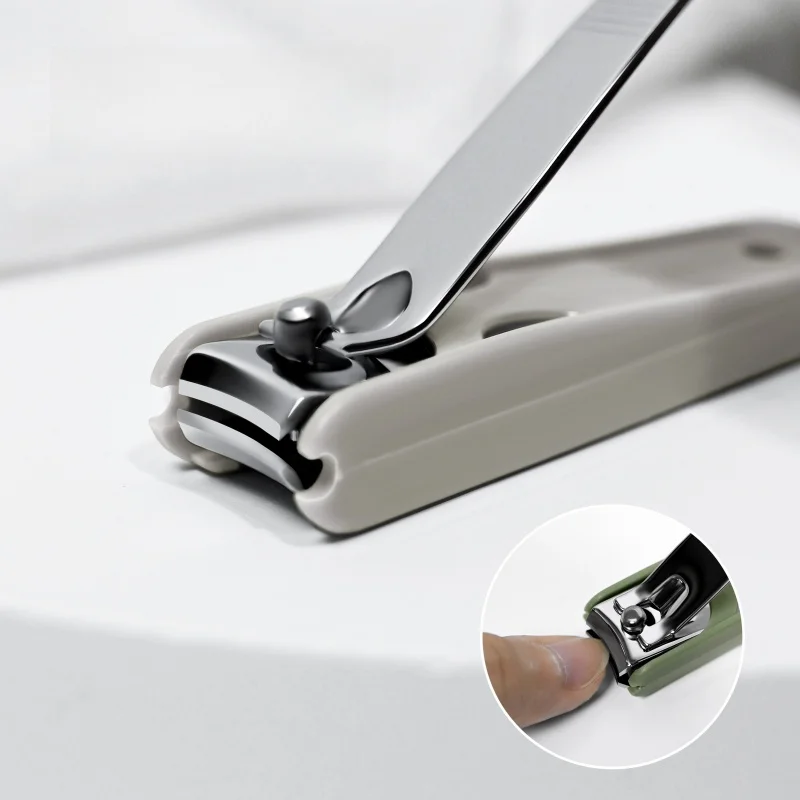 UUYP Best Selling Anti-Slip Matte Complete Portable Sharp Nail Trimming Cutter For Fingernail Toenail 2Pcs/Set Nail Cutter