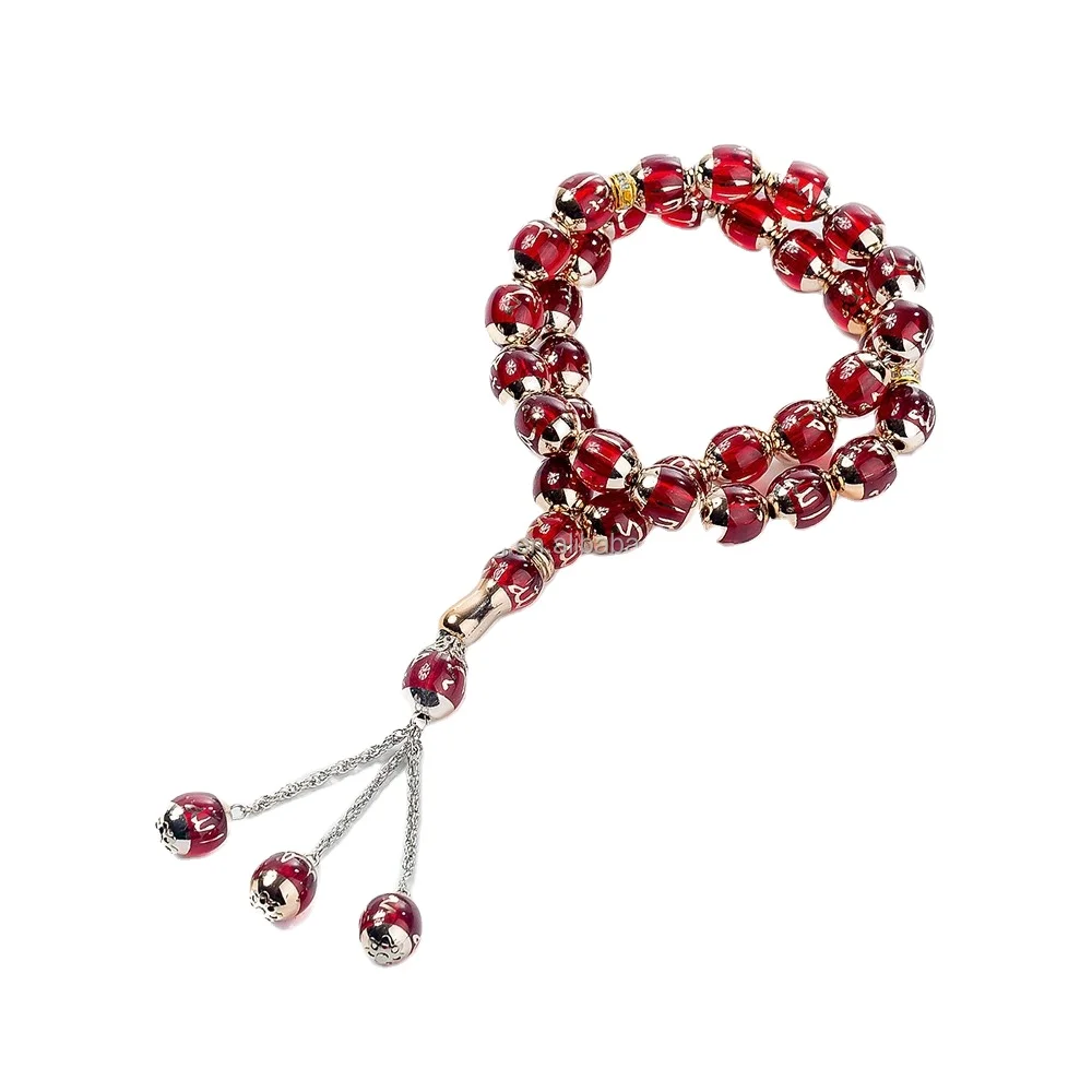 Оптовая Продажа с фабрики Tasbih 33 полимерные мусульманские четки Арабский Браслет турецкие ювелирные изделия мусульманская Саудовская смола унисекс