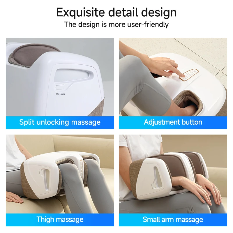 Innovative detachable 2 in 1 massager for leg foot  knees thighs, calves, arms massager machine