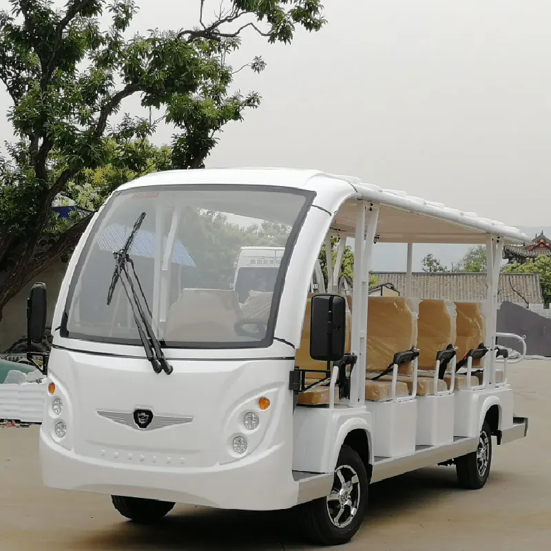 Electric Sightseeing Bus With Power Steering