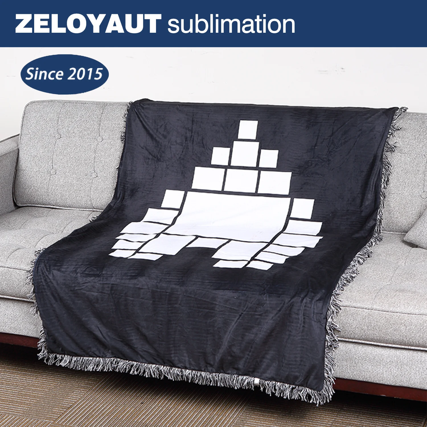 USA warehouse Sublimation blanks blanket Heart shape Short plush Custom throw blanket sublimation blankets for home decor