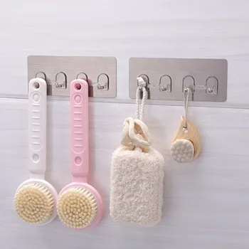 Wholesale OEM Colorful Sticky Hook Wall Hook Towel Bathroom Storage Hook Holder