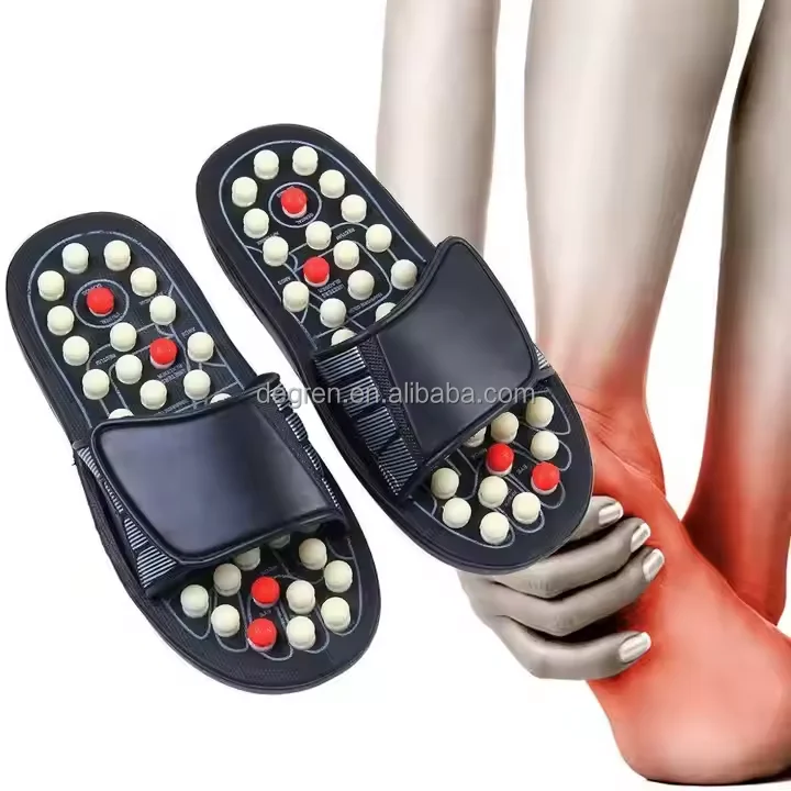 Health Care Healing Foot Massaging Slipper Acupuncture Shoes Massage vibrating massage shoes