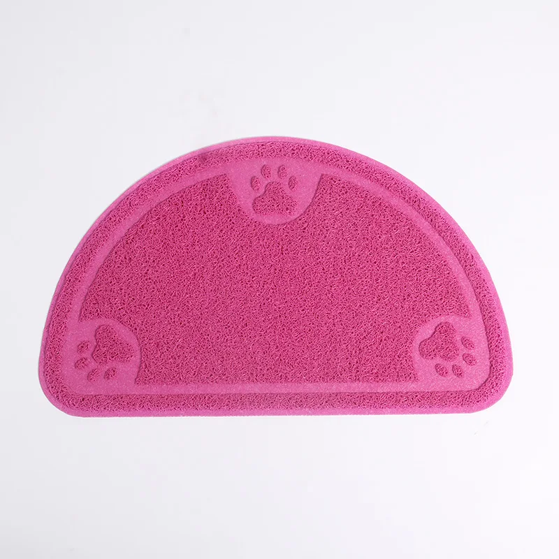 Professional Pet Accessories Waterproof Breathable Easy Clean Feeding Food Pvc Cat Litter Mat