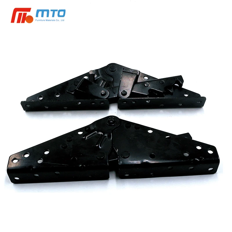 Concealed Fasteners Sofa Bed Connector Angle Adjustable Ratchet 90 Degree Stainless Sofa Lift Hinge Mechanism