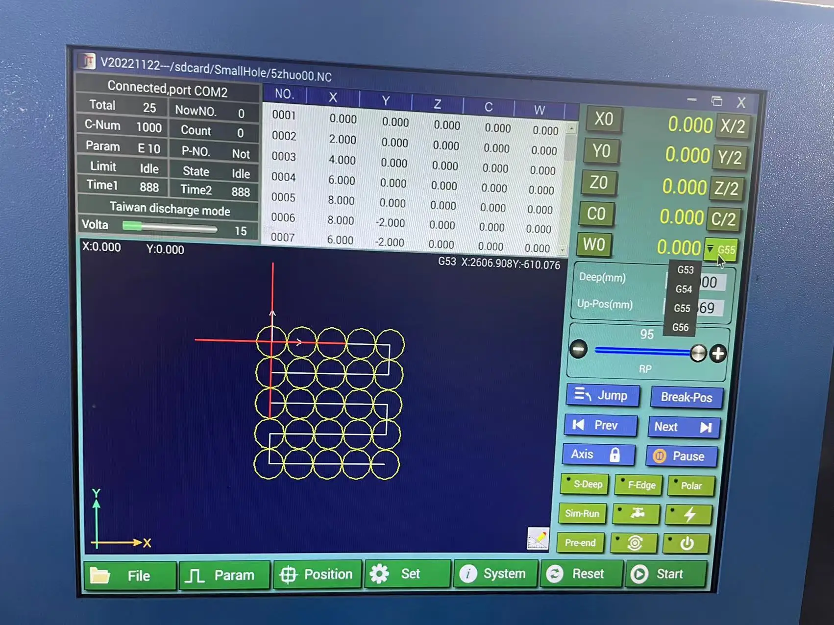 High Speed CNC EDM Drilling Machine For Small Deep Blind Hole