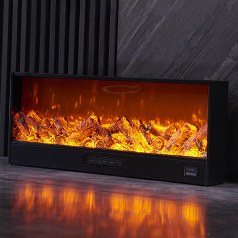 Customizable Size Flame Home Smart Wall Mounted Electric Fireplace Insert