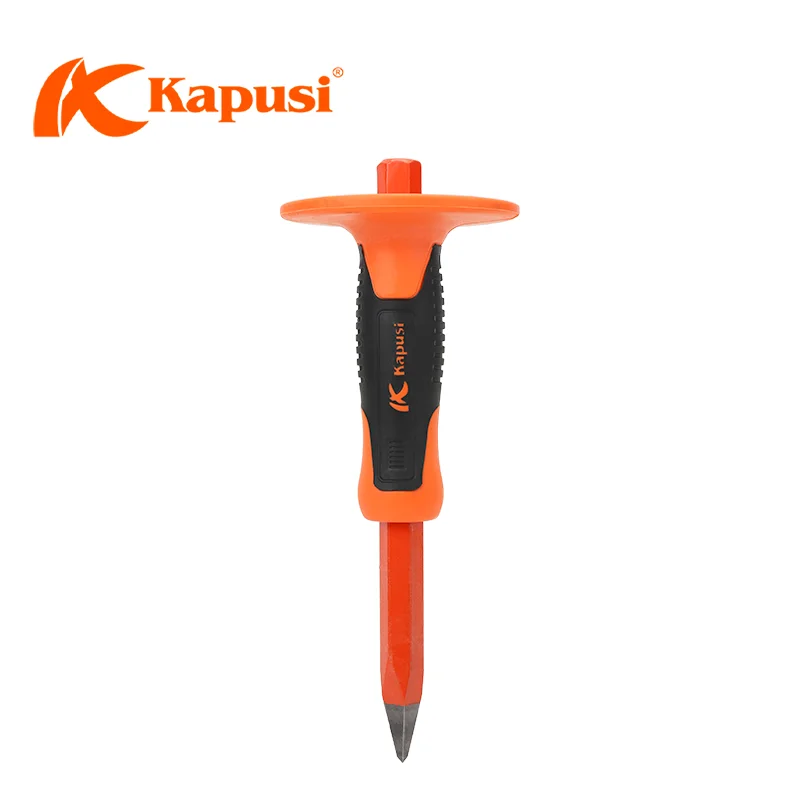 KAPUSI K-9643 Профессиональные ручные инструменты для резьбы по камню стальными и пластиковыми ручками дереву бетону