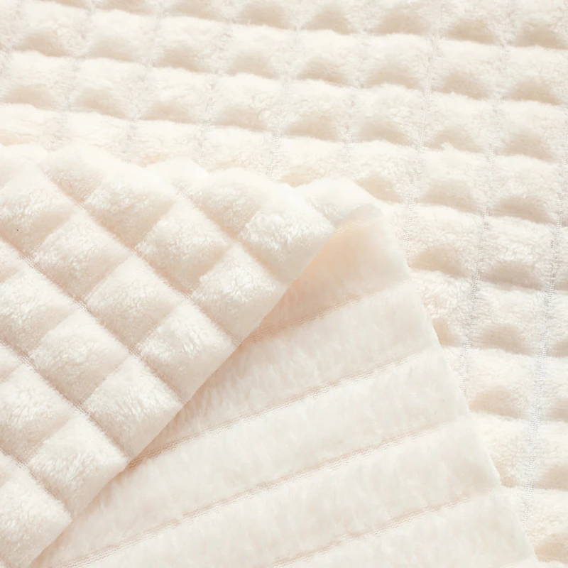 
Professional factory custom jacquard fabric knitting flannel fleece fabric 