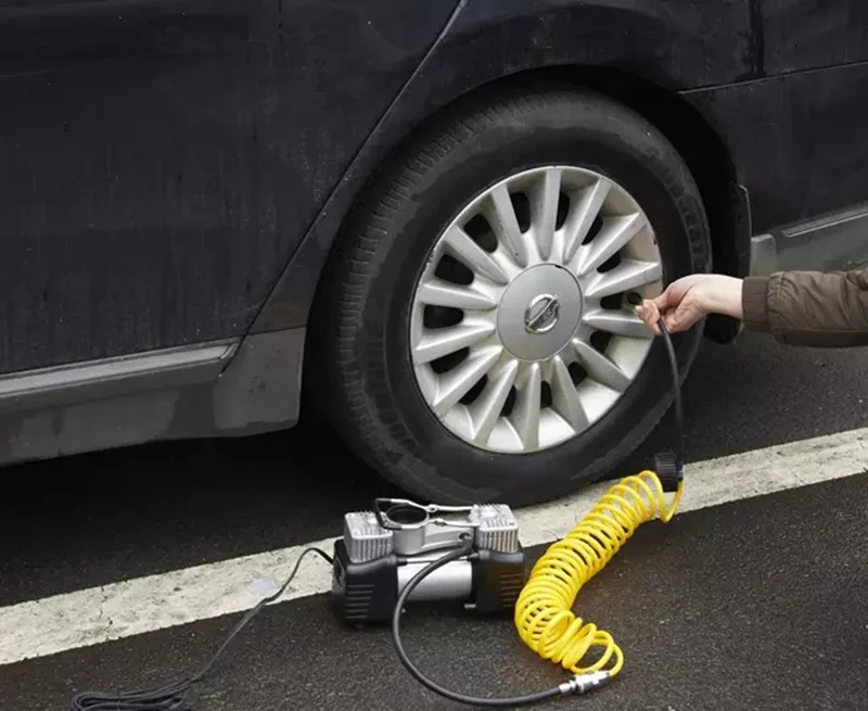 heavy duty metal auto mini air compressor for inflating