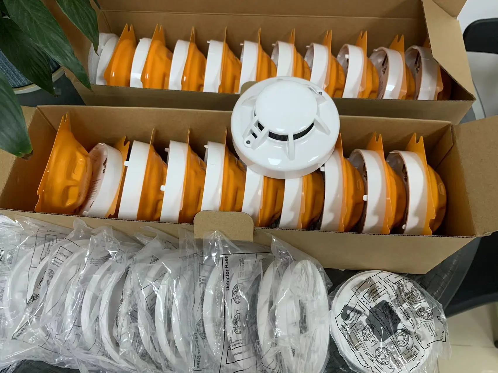 Security Fire Alarm 2 Wired Temperature Heat Detector