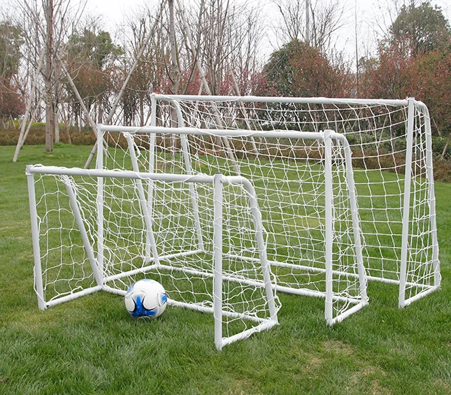 pe Plastic precision 7 x 16 training football goal net 6mm block backyard portable price football goal net