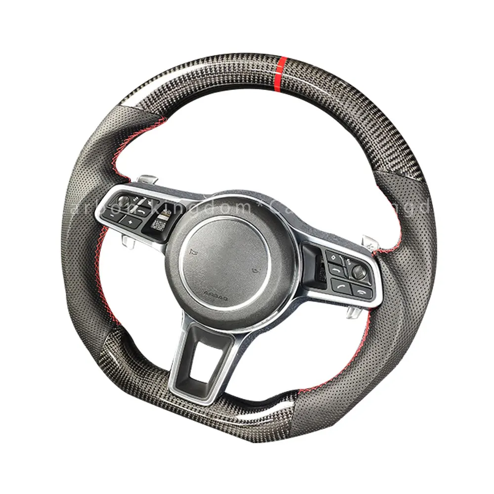 На заказ руль из углеродного волокна для Porsche Cayenne 92A 9YA 9PA Panamera 970 971 Macan95B