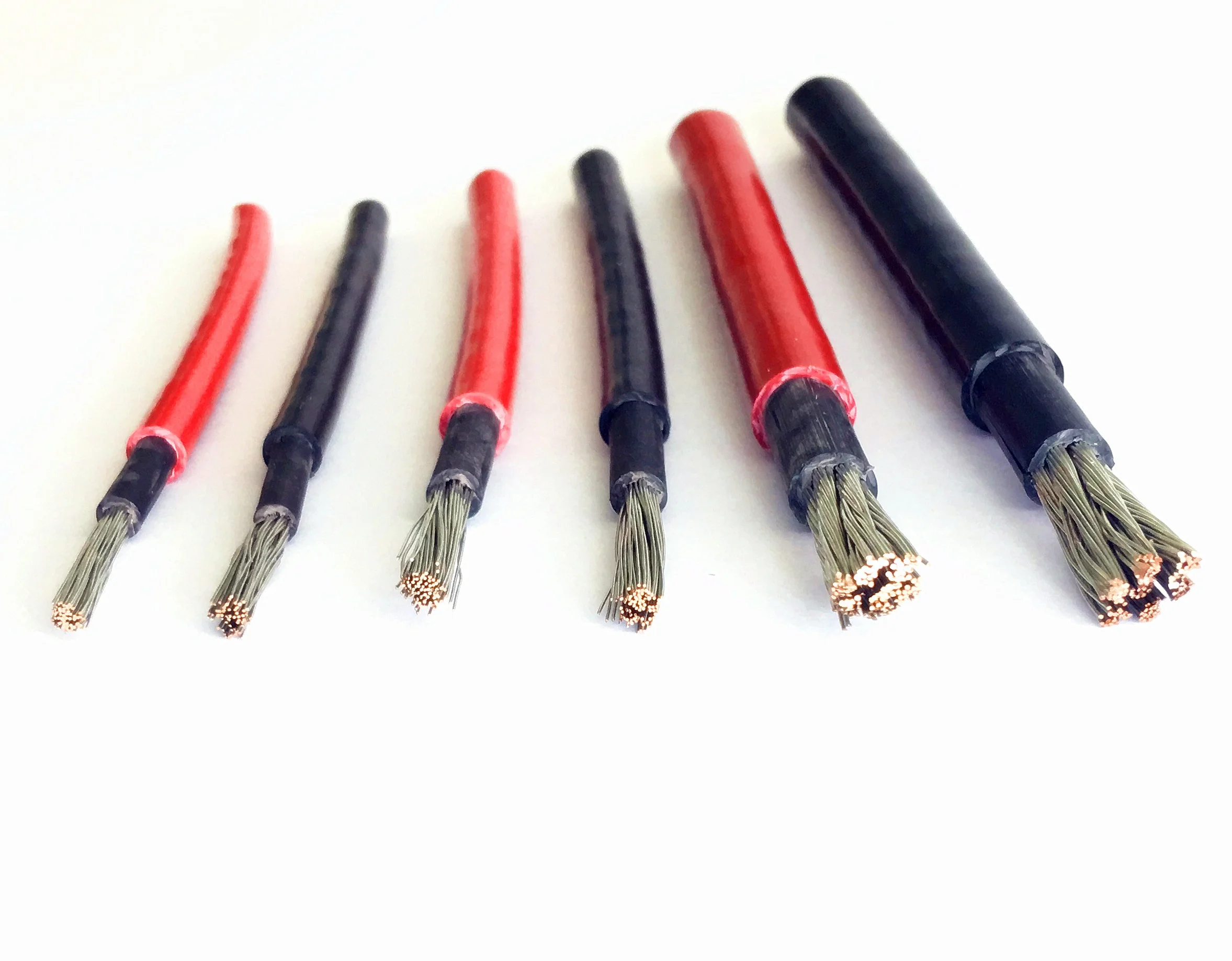 single core double core solar energy products cable 4mm 6mm tinned copper tuv certification solar pv cable