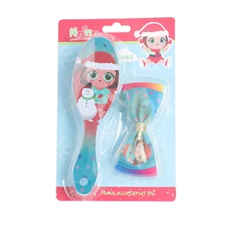 Yifan NANA Kids Children Baby Girls Detaging Hair Brush Customized Pattern Printed Oversize Cool Hard Hair Brush