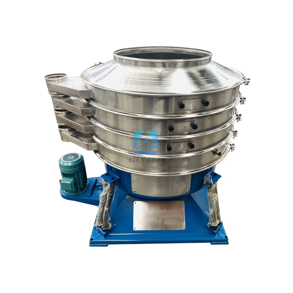 Henan Xinxiang XCYB1200 Food grade sand sublimation Rotary tumbler vibrating screen sifter vibro swing sieve screener machine