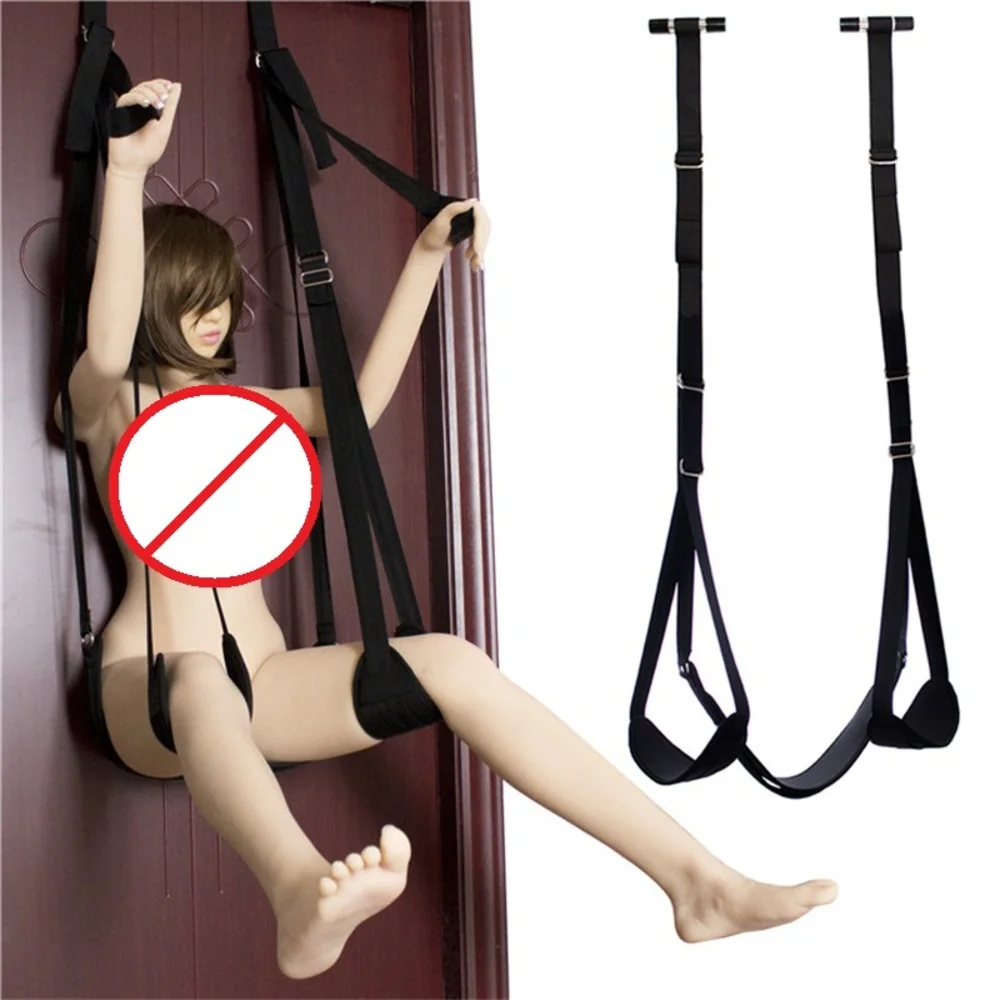 Bdsm Sex Door Swing Seat Slave Bondage Kit Adult Couples Ajustable Straps 360 Degrees Spinning Love Swing